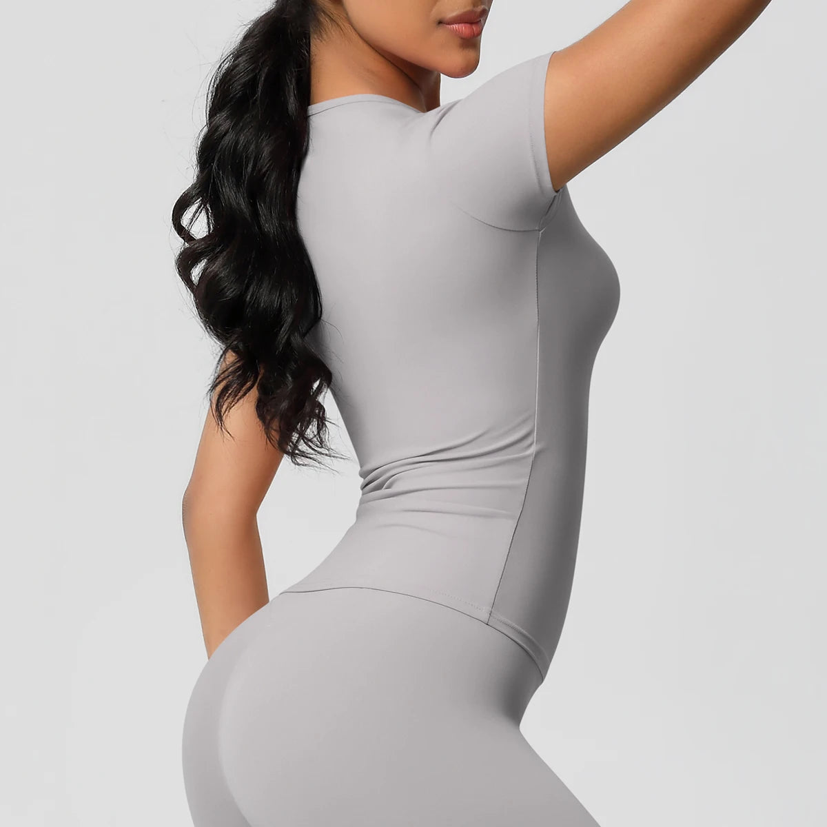 Women’s Dry-Fit Sports Top – Breathable, High-Elastic Fitness T-Shirt