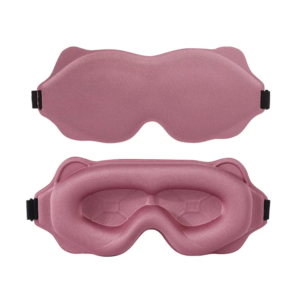 3D Sleep Mask – Soft Padded Light-Blocking Eye Shade