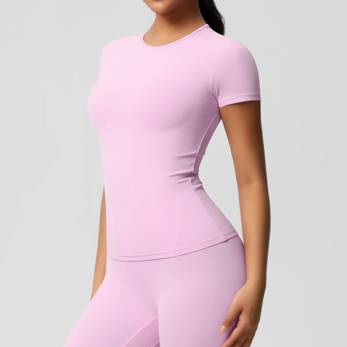 Women’s Dry-Fit Sports Top – Breathable, High-Elastic Fitness T-Shirt