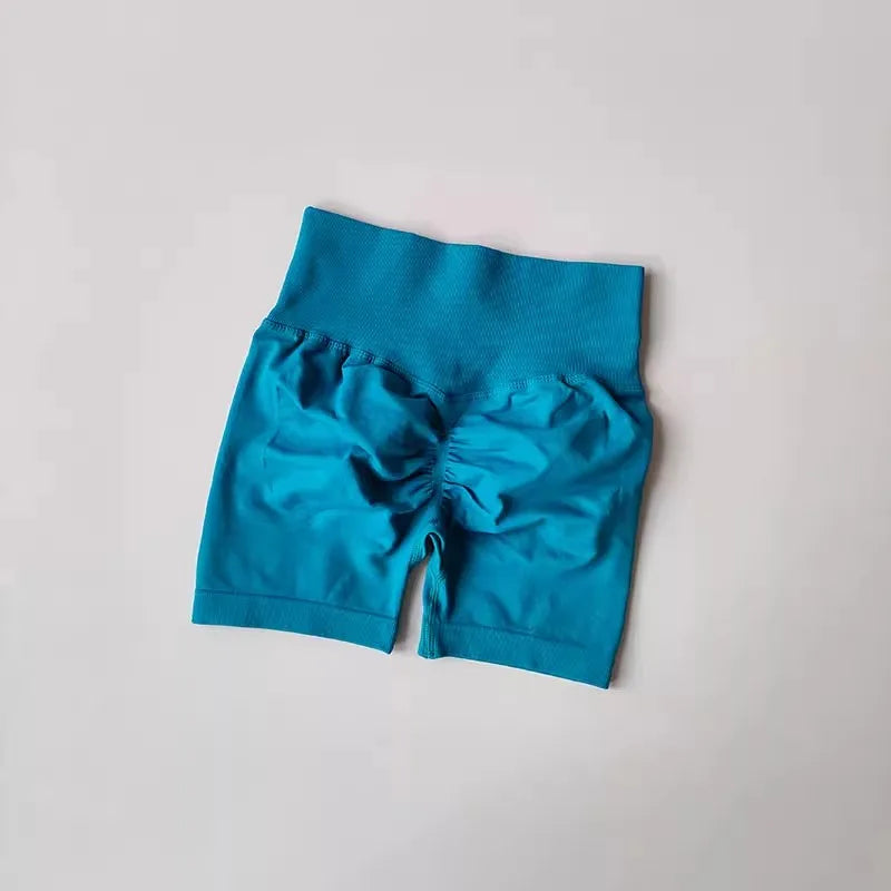 Summer High-Waist Women's Yoga Shorts Breathable Fitness Butt Lits