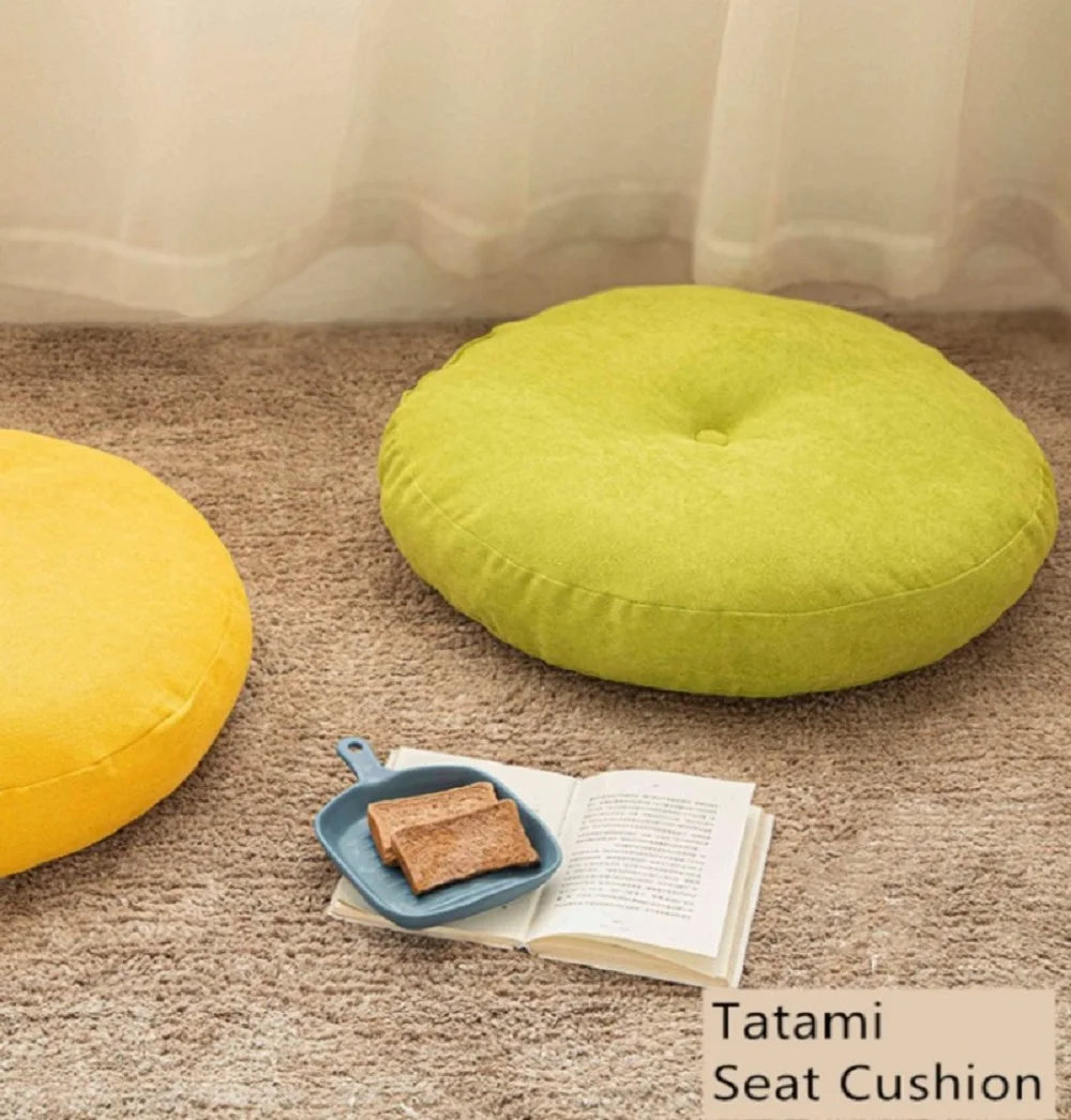 Solid Color Floor Seat Pillow