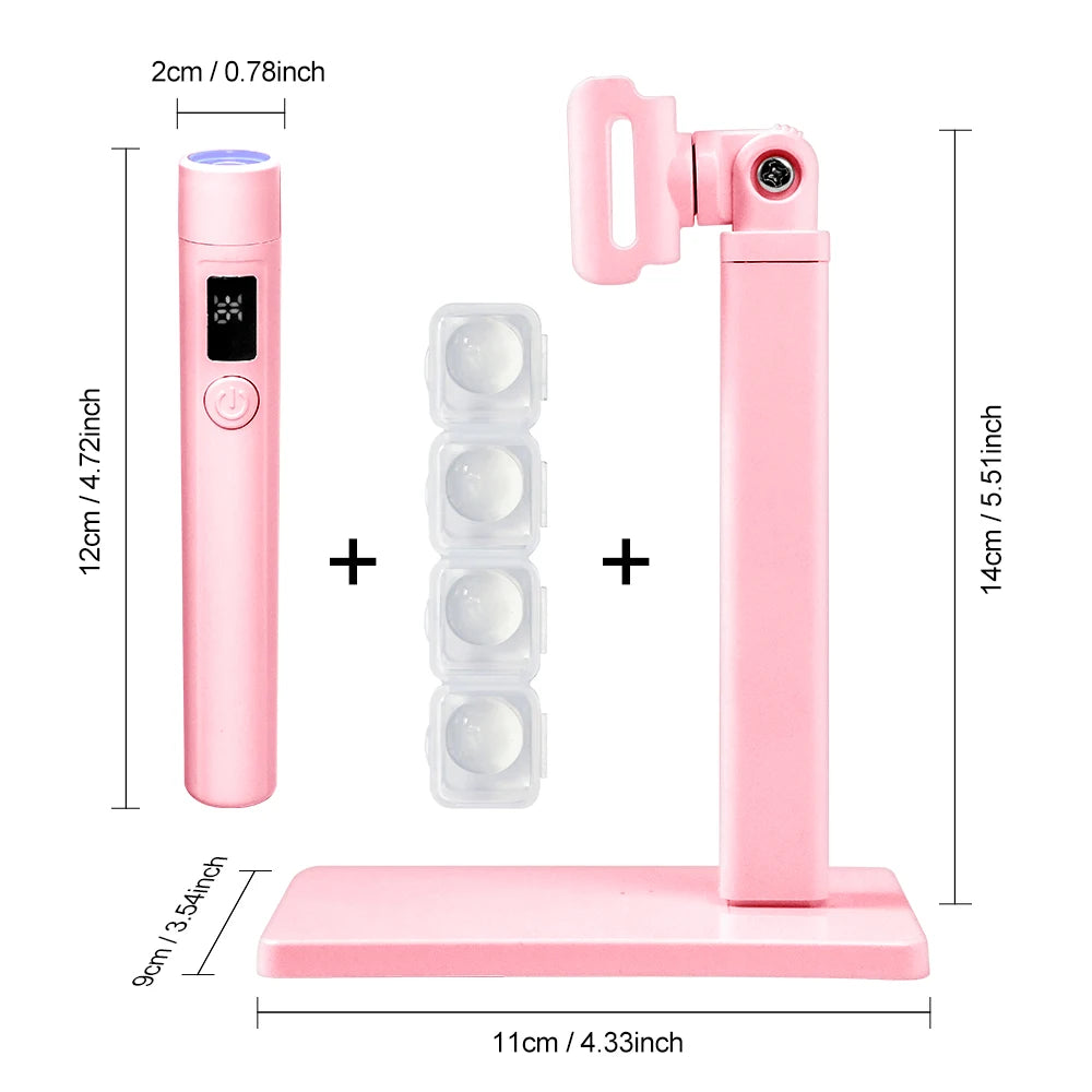 Rechargeable Professional UV LED Nail Lamp with Display