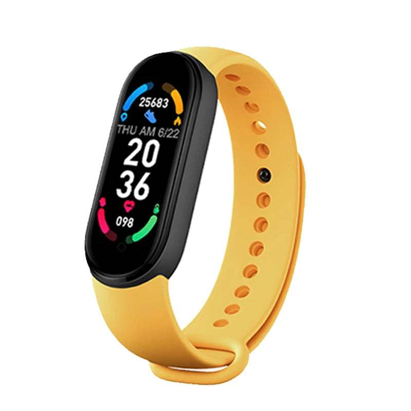 M6 Smart Watch – Fitness Tracker, Heart Rate & Blood Pressure Monitor