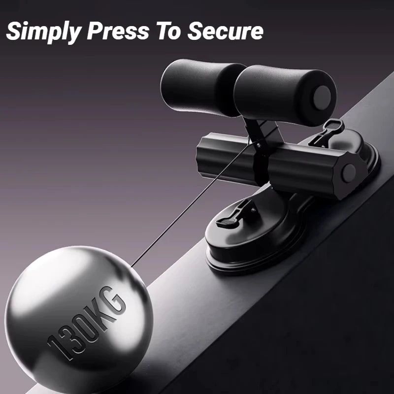 Adjustable Sit-Up Bar with Suction Base