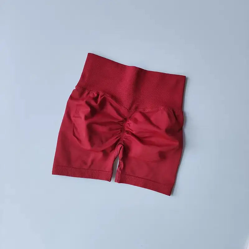 Summer High-Waist Women's Yoga Shorts Breathable Fitness Butt Lits