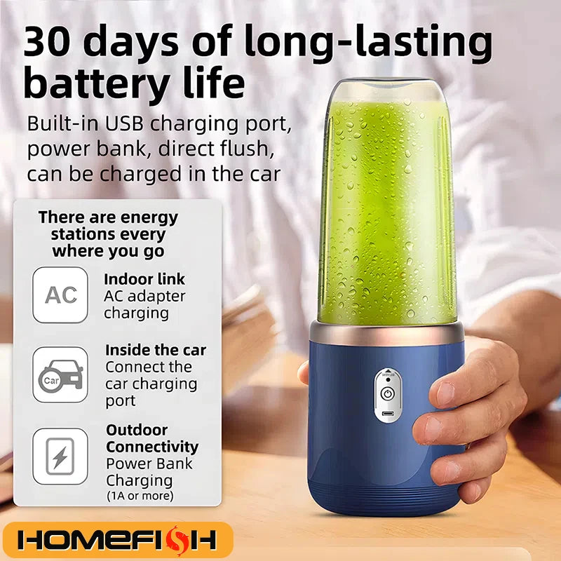 400ml Portable USB Juicer Blender